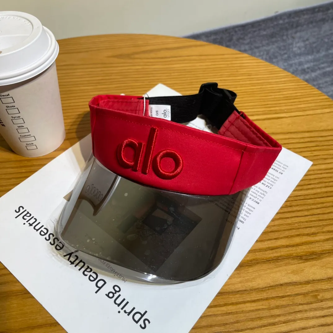 Alo embroidered reflective hollow hat