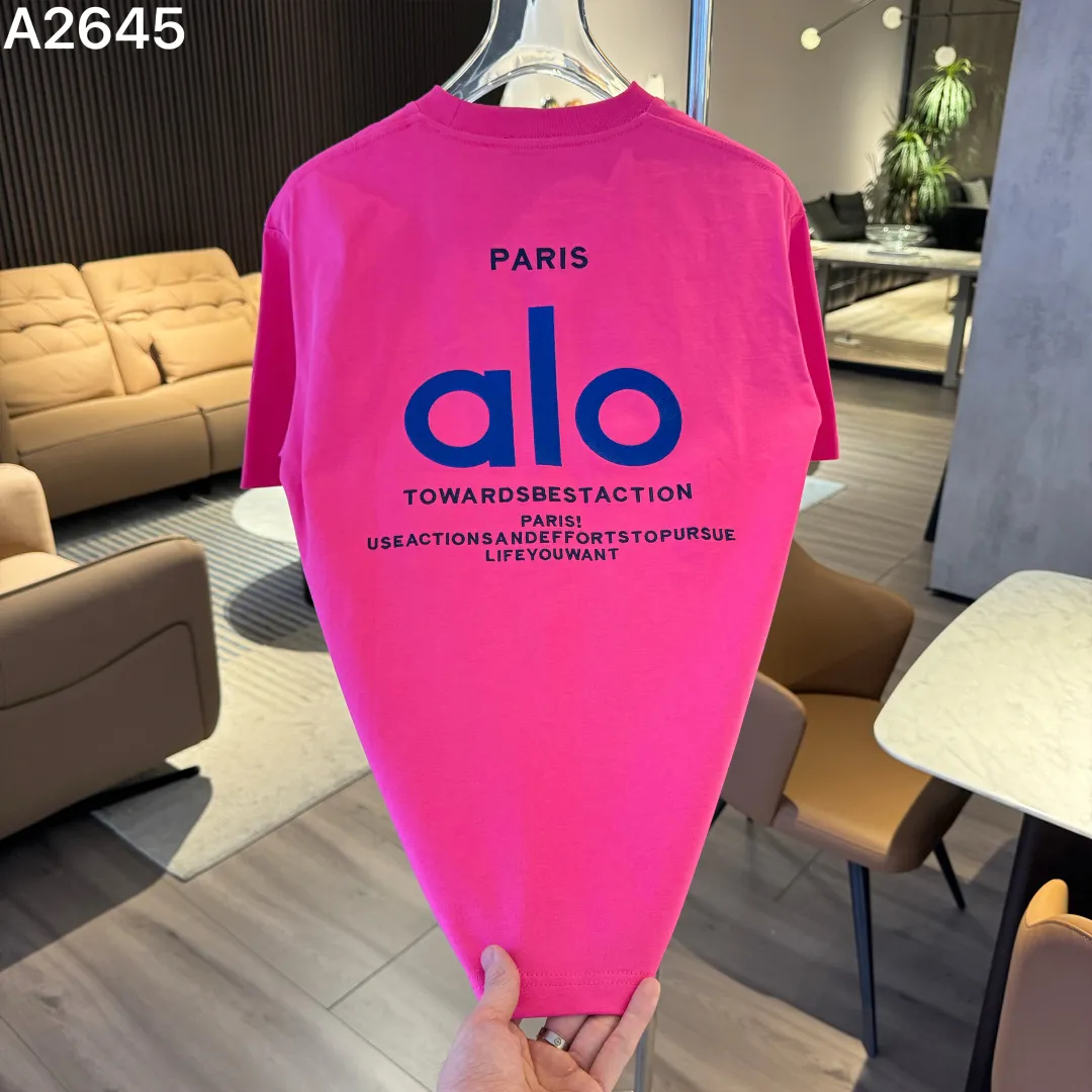 Quality alo 26ss New Arrival logo . ： logo Size： S XXL ：White Black