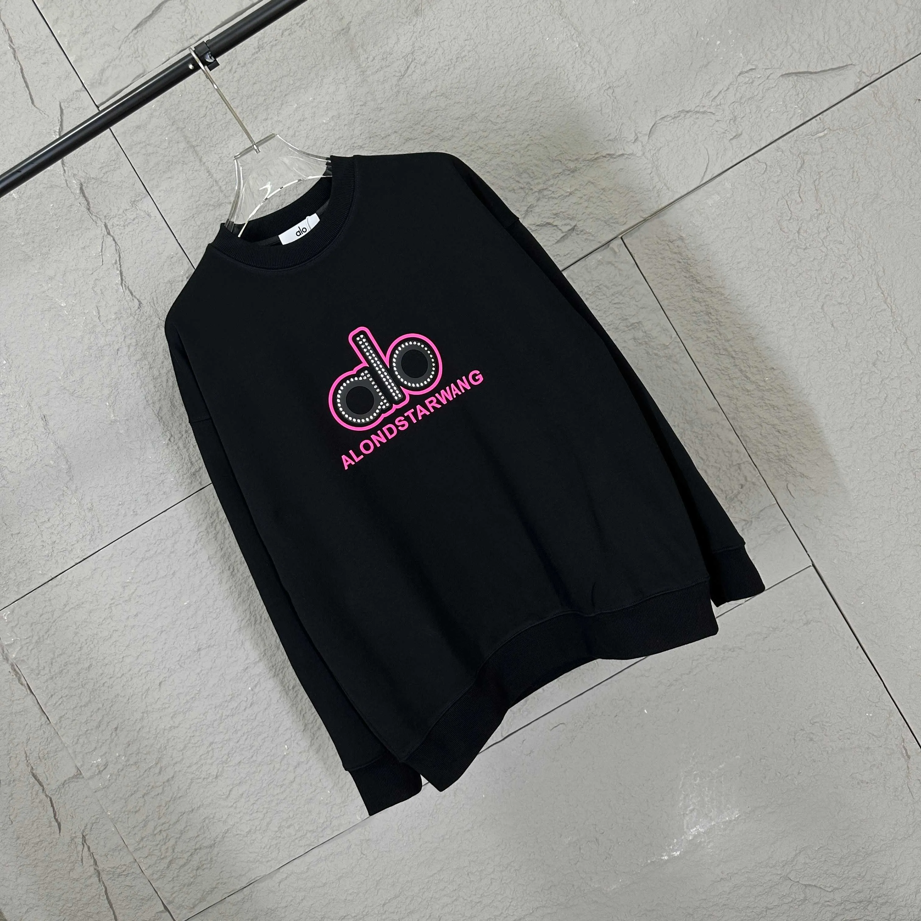 Alo*2025 New Arrival Classic + logo Same Style ：Black White （ ） Size： S （90-130 ） M （120-150 ） L （140-165 ） XL （160-180 ） XXL （180 ）
