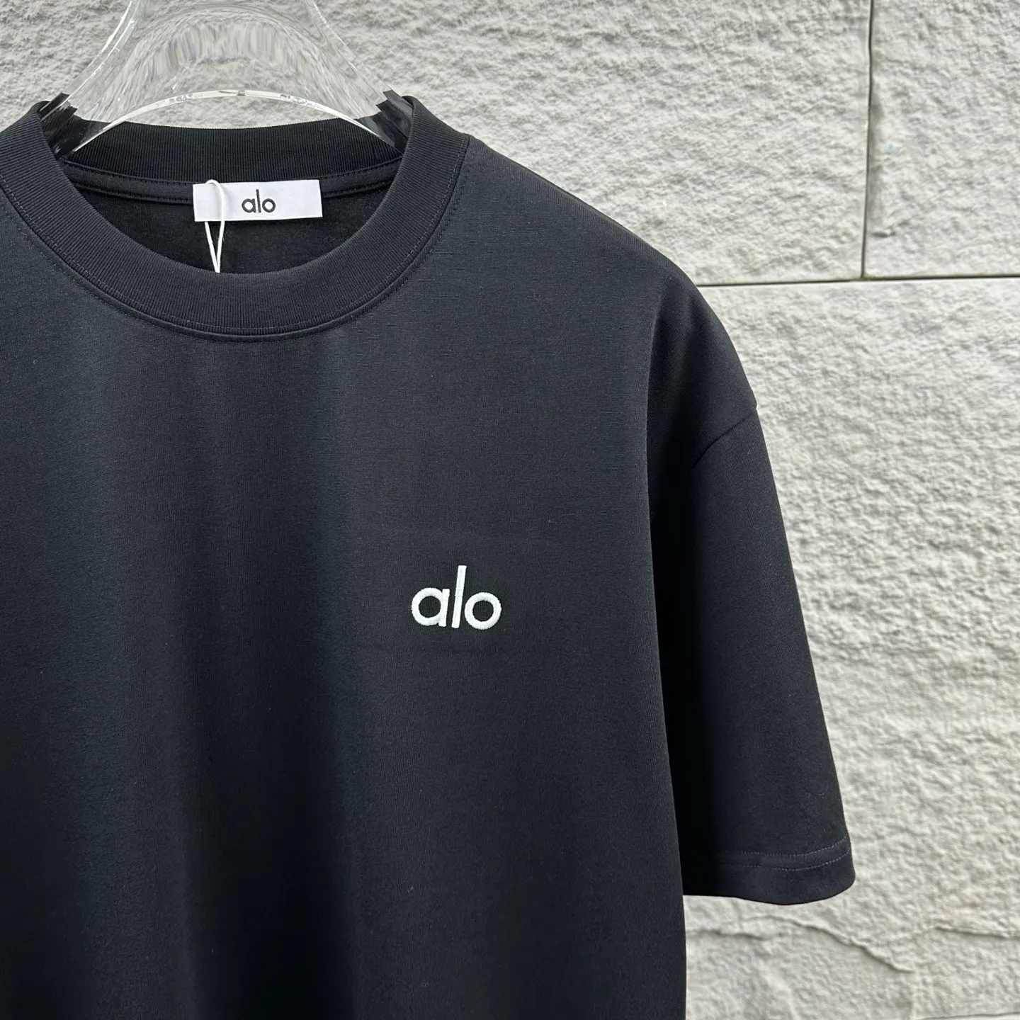Alo*2026 Classic logo T Same Style ：Black White Gray Red Size： S （90-130 ） M （120-150 ） L （140-165 ） XL （160-180 ） XXL （180 ）