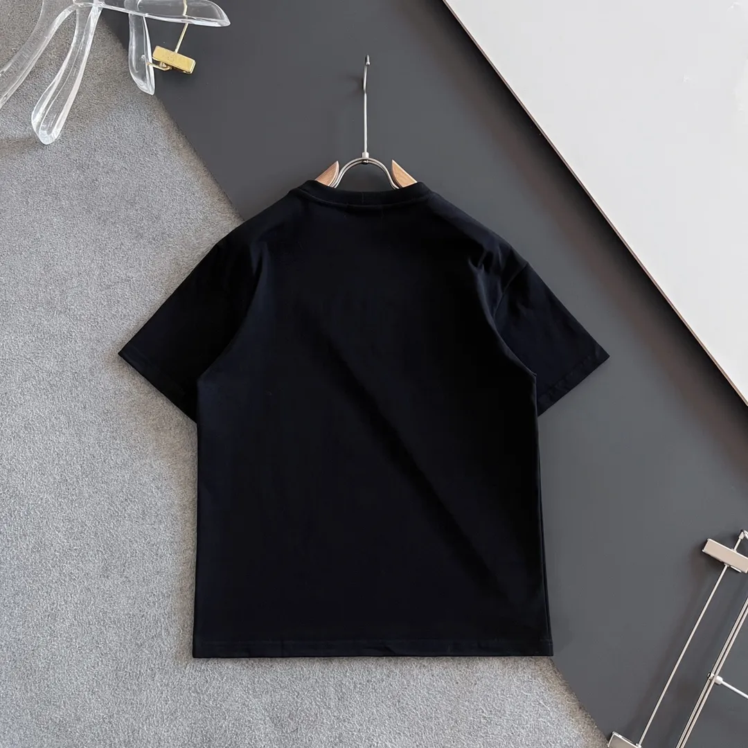 ) alo*] Gram pure cotton double yarn loose handsome T-shirt) Hot Sale In Stock spring and summer short-sleeved, simple basic wardrobe artifact, casual Versatile must-have) first-class workmanship and routing texture, two colors recommended: White, Black,) loose version S-2XL)