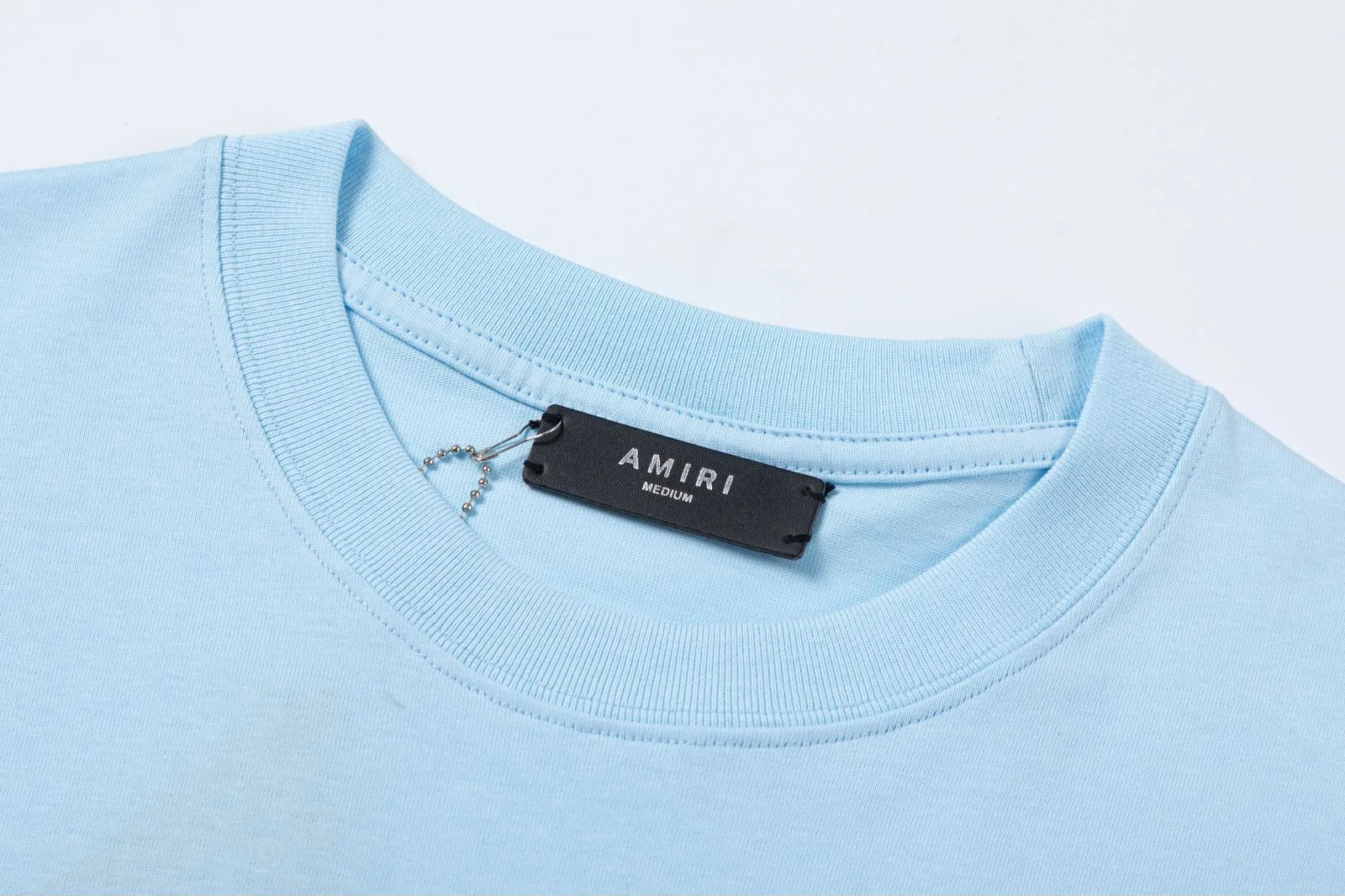 7152#AMIRI LOGO, ：Black，Green，Light Blue 。Size：S M L XL