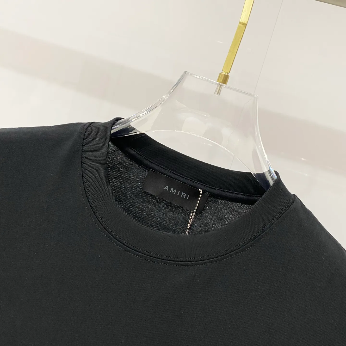 AMIRI/ - T 🪡 LOGO Quality 100 ％ Versatile Size:XS-L :Black.White.Blue.Gray