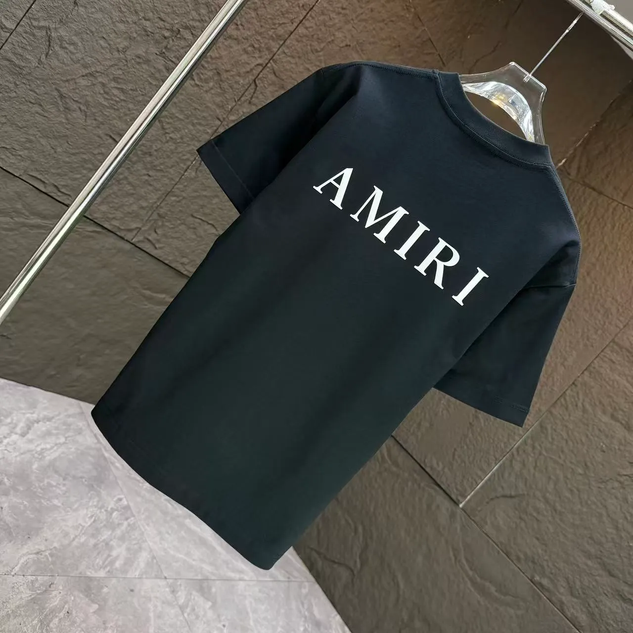 AMIRI 2025 New Arrival T logo ：Black White Sizes：S M L XL XXL
