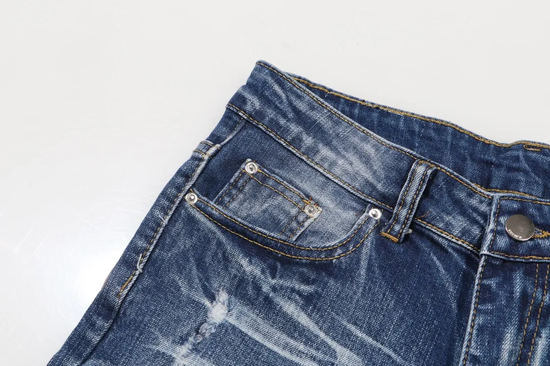 ：H AMIRI 24ss Hot Sale FOG AMIRI amiri ， ，amiri Mike Amiri ， 、Punk Rock ， amiri ， 。amiri ， ， 。 ， ， ， 。amiri ， ， ， amiri Color：Blue Size：30，32，34，36