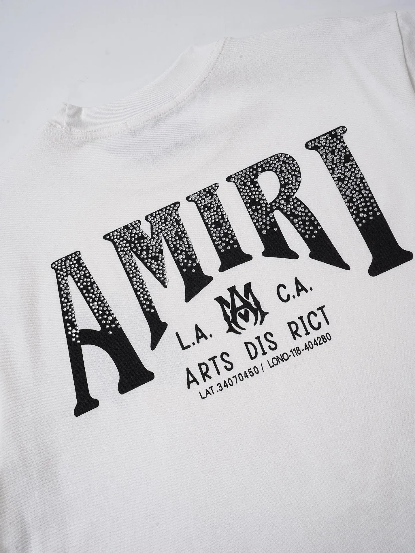 100 AMIRI Logo Versatile ：Black White Size：S M L XL