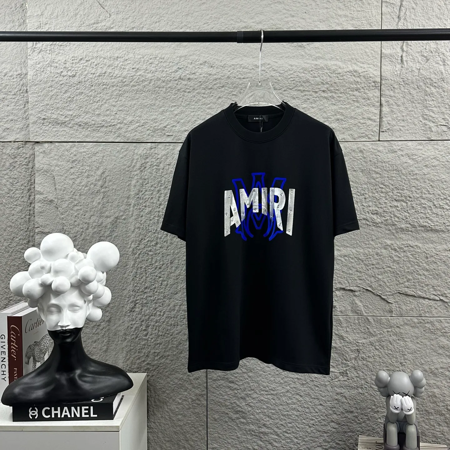Amiri* 2026 New Arrival T Classic Silver + Same Style ：Black White Size： S （90-130 ） M （120-150 ） L （140-165 ） XL （160-180 ） XXL （180 ）