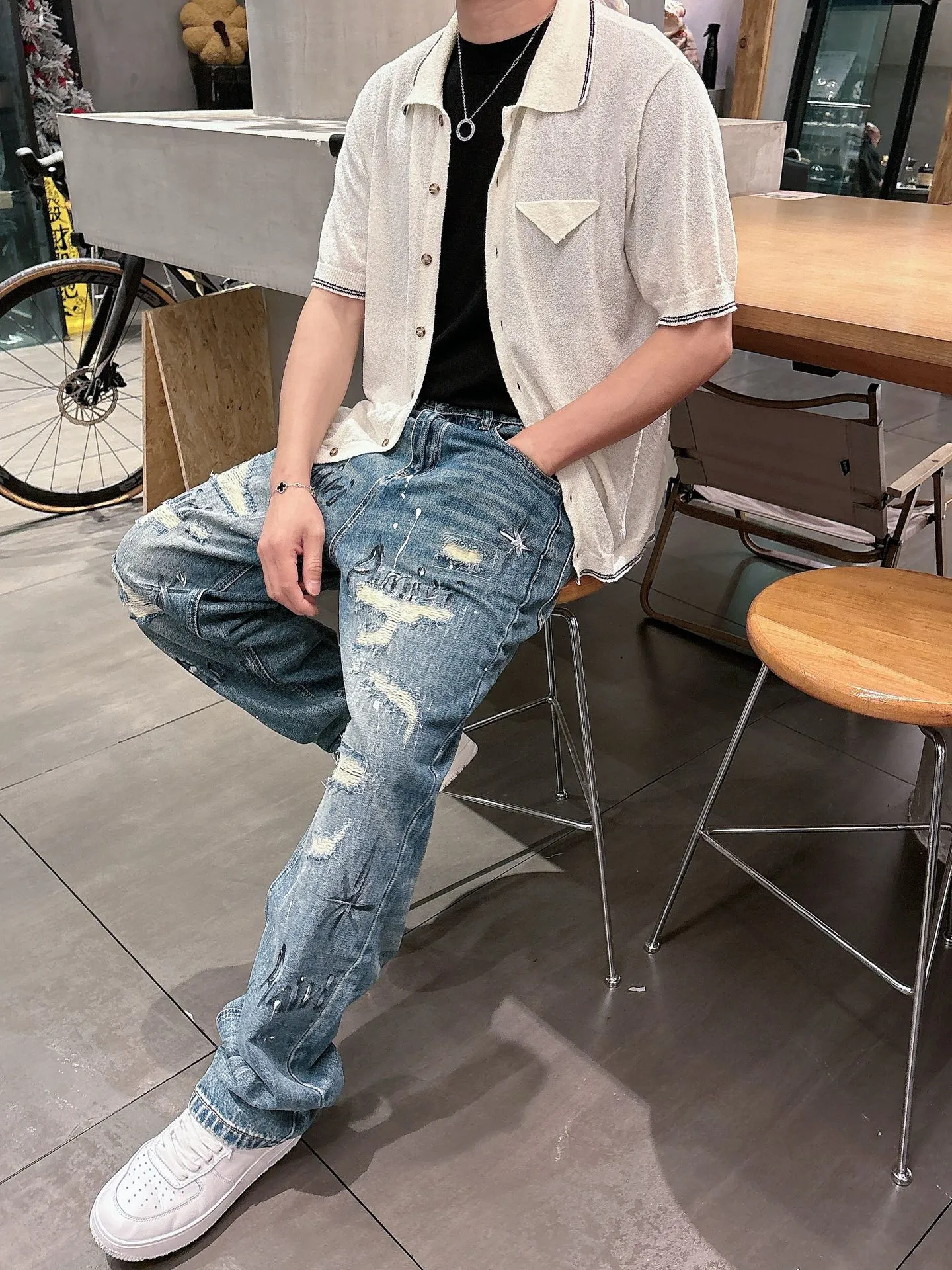 amiri 2026ss 。 。 ， 。 :Blue Size：29 38，