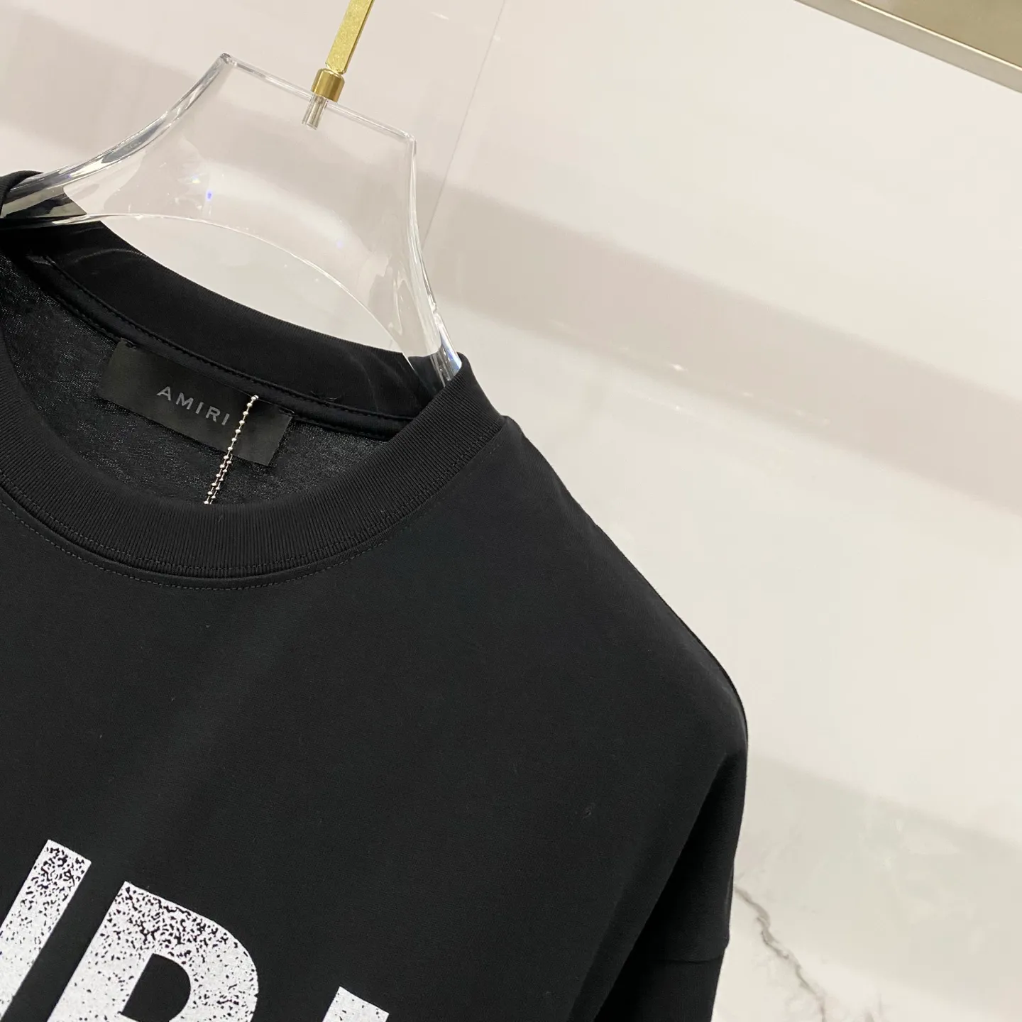 AMIRI/ - T 🌃 LOGO Quality 100 ％ Versatile Size:XS-L :Black.White.Gray.Khaki