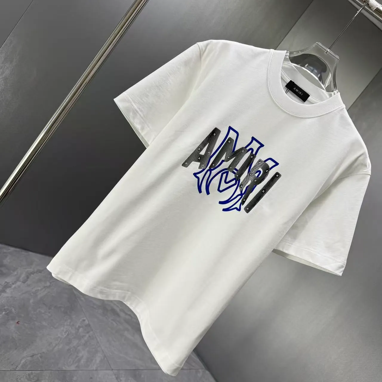 AMIRI 2026 New Arrival T logo ：Black White Yellow Dark Blue Sizes：S M L XL XXL