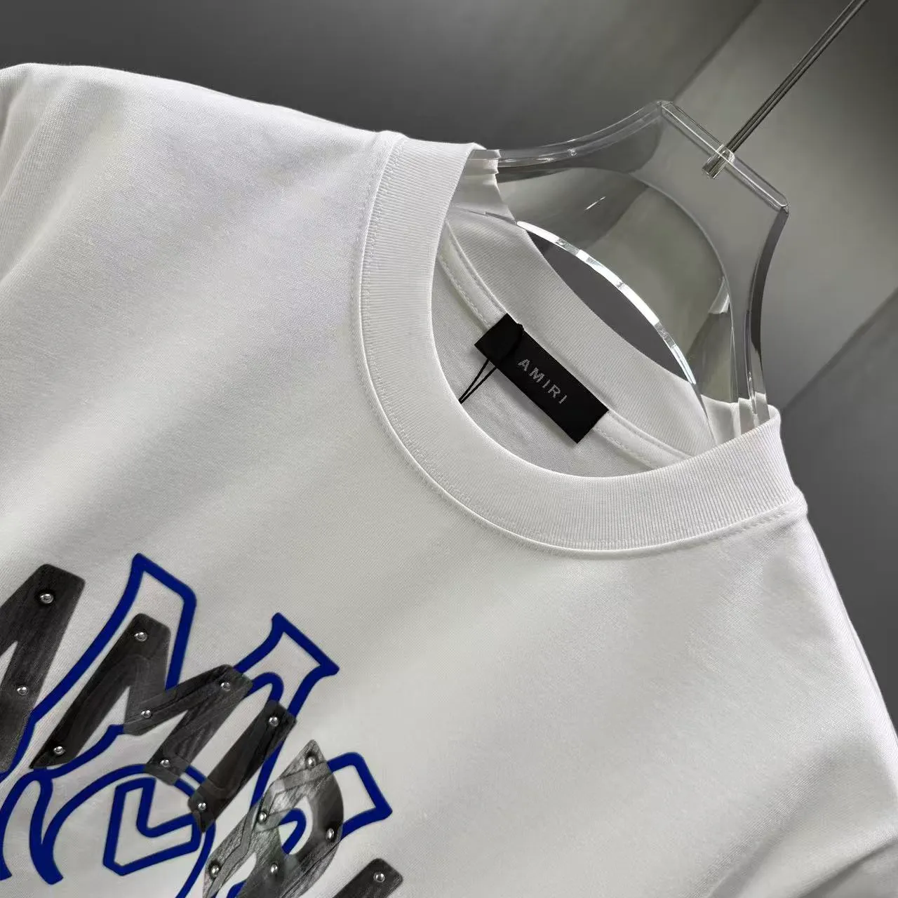AMIRI 2026 New Arrival T logo ：Black White Yellow Dark Blue Sizes：S M L XL XXL