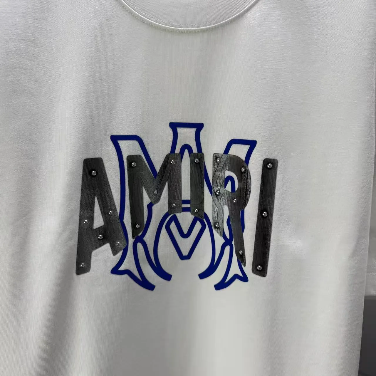 AMIRI 2026 New Arrival T logo ：Black White Yellow Dark Blue Sizes：S M L XL XXL