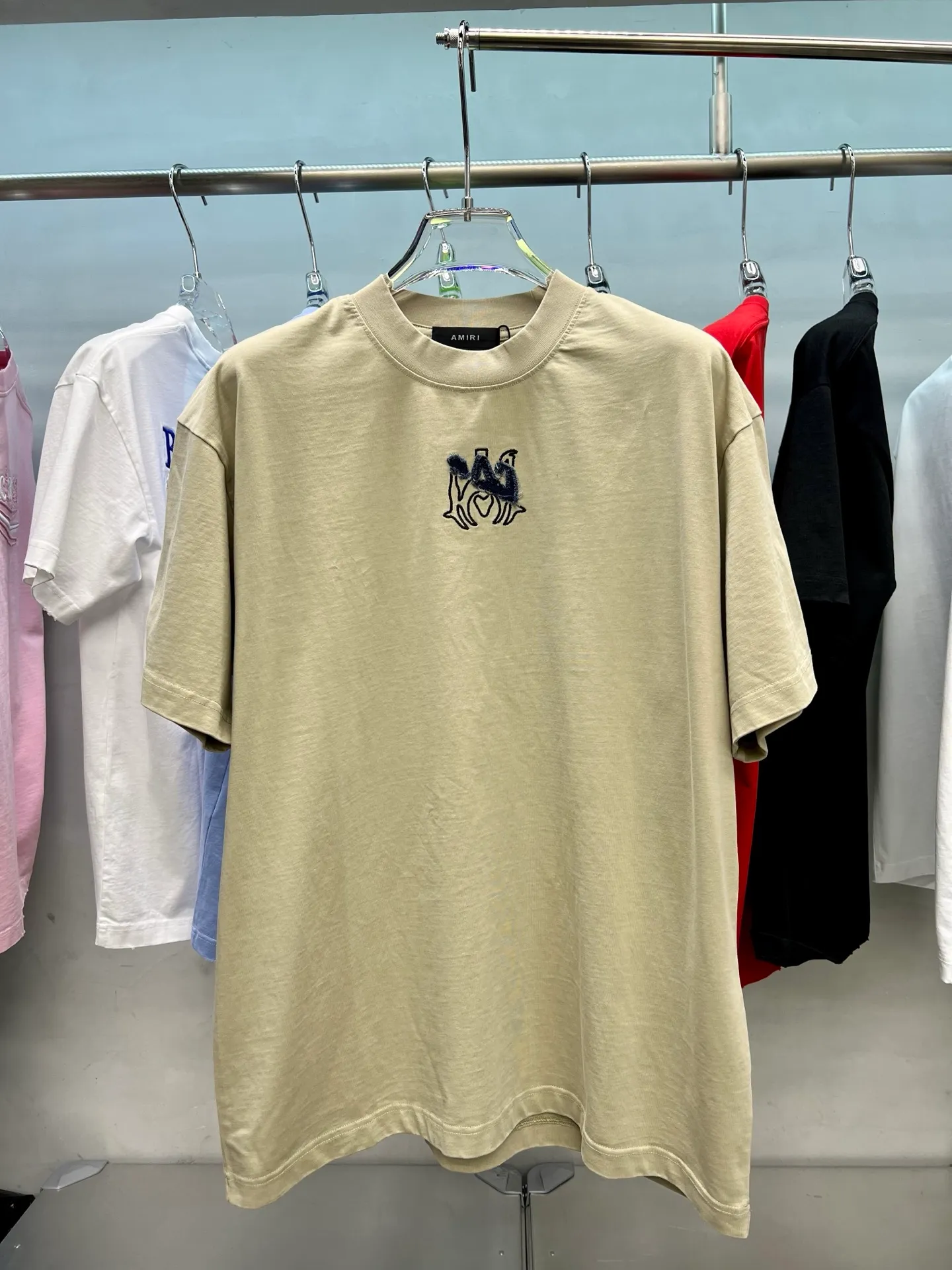 AMI 2026 New Arrival t Same Style S M L XL XXL Black White Khaki