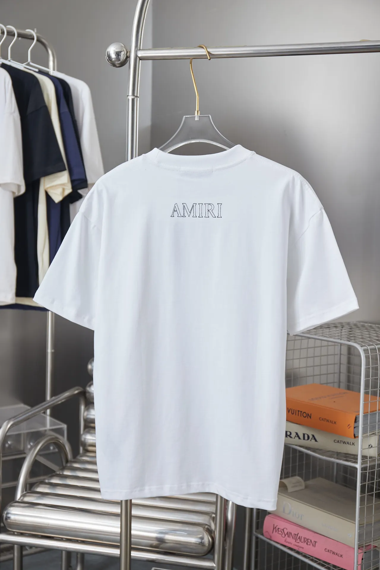 AMIRI 26SS New Arrival logo 。 100% 32 1X 1 ：㊗️ ：Black/White Size：S/M/L/XL