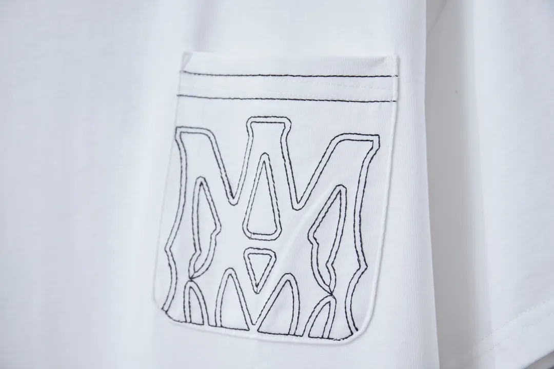 AMIRI 26SS New Arrival logo 。 100% 32 1X 1 ：㊗️ ：Black/White Size：S/M/L/XL