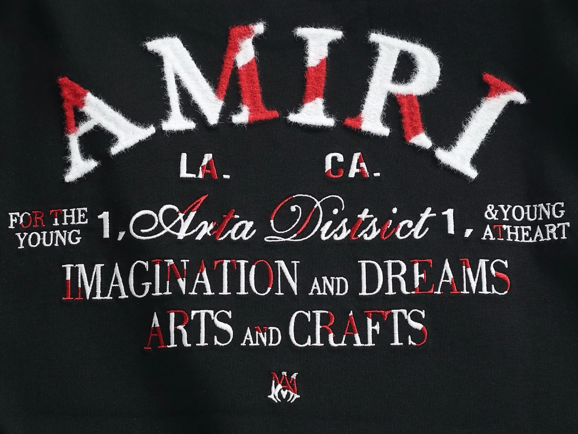 AMIRI 2026 New Arrival Same Style👫 T ， ！ ， ， logo ！ ， Versatile， ， ！ ！ Classic Versatile T ， logo ！ ！ Quality ， ！！ ：Black White Size：S M L XL XXL