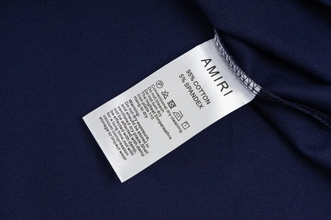 AMIRI/ ， 2025 Polo 、 Same Style 、 、 、 ， 、 、 Logo、 、 、Original 、 。 :Royal Blue Size:M-3XL