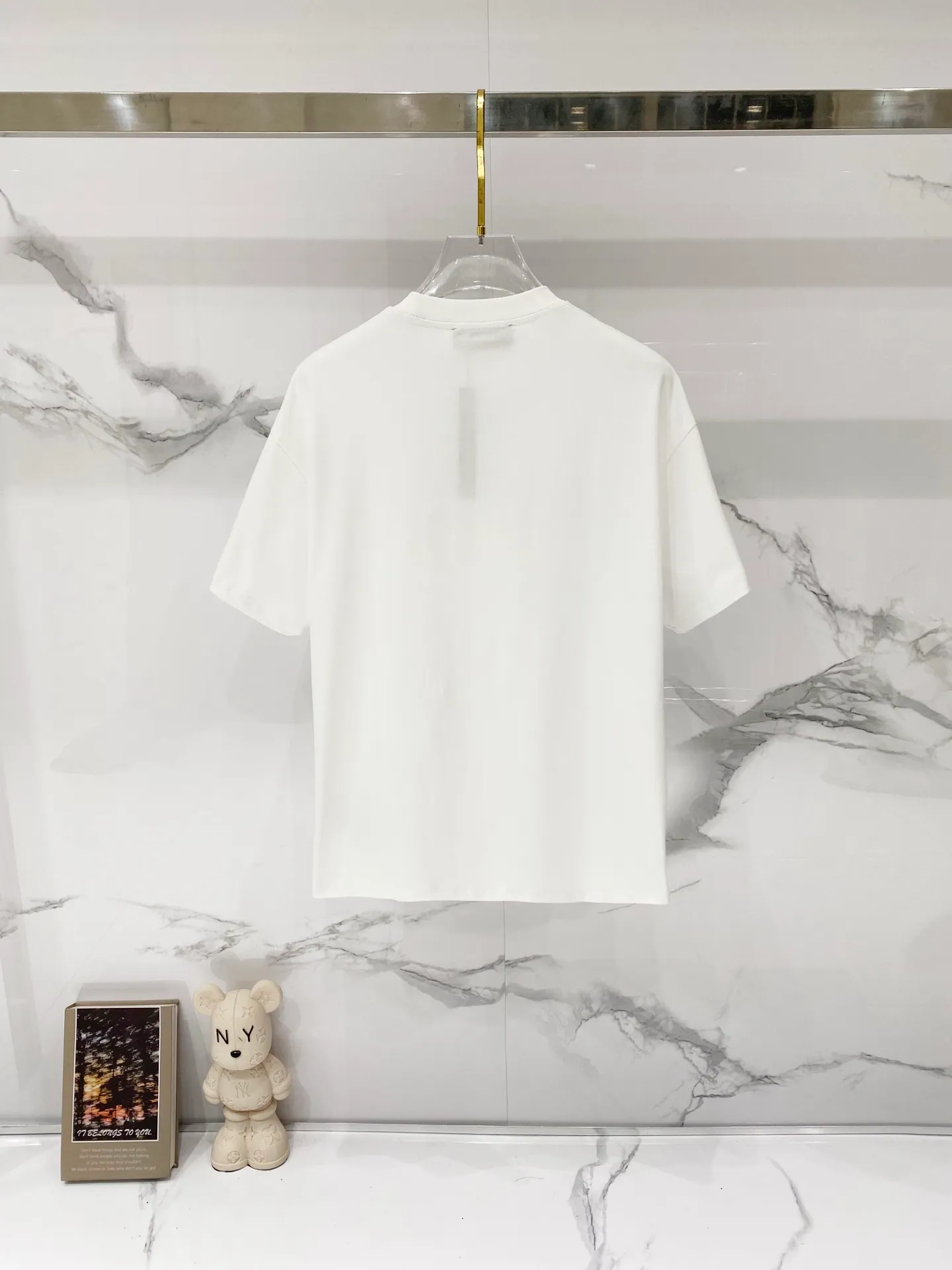 AMIRI/ - T 🌃 LOGO Quality 100 ％ Versatile Size:XS-L :Black.White.Gray.Khaki