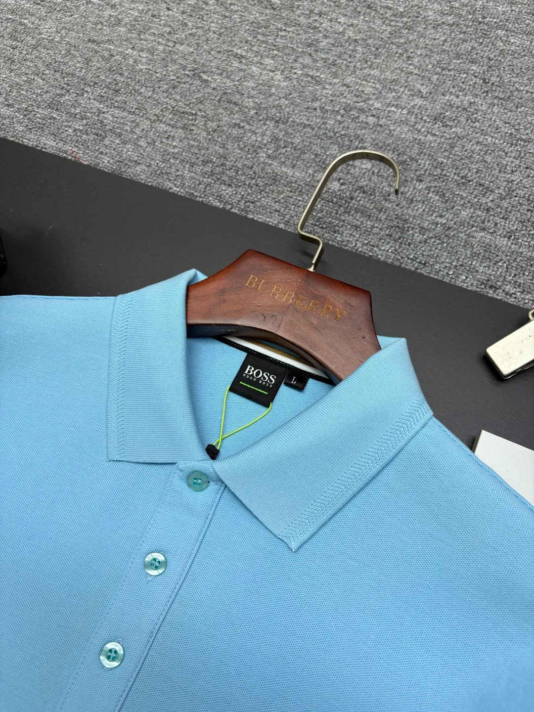 BOSS New Arrival Polo Same Style ， Factory New Arrival Versatile : Black White Blue Khaki Size：M-3XL