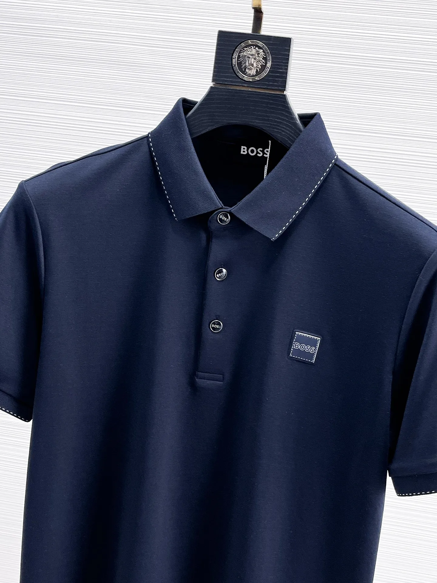 BOSS 2026ss New Arrival logo Polo ！Classic ，Premium ！ ， ，Quality / ， ！ 100% ， ，Breathable ， ！ Classic LOGO ， ，LOGO ， ， Classic ！ ， ， LOW ， Versatile Polo ！ ： Size：M-4xl， ！