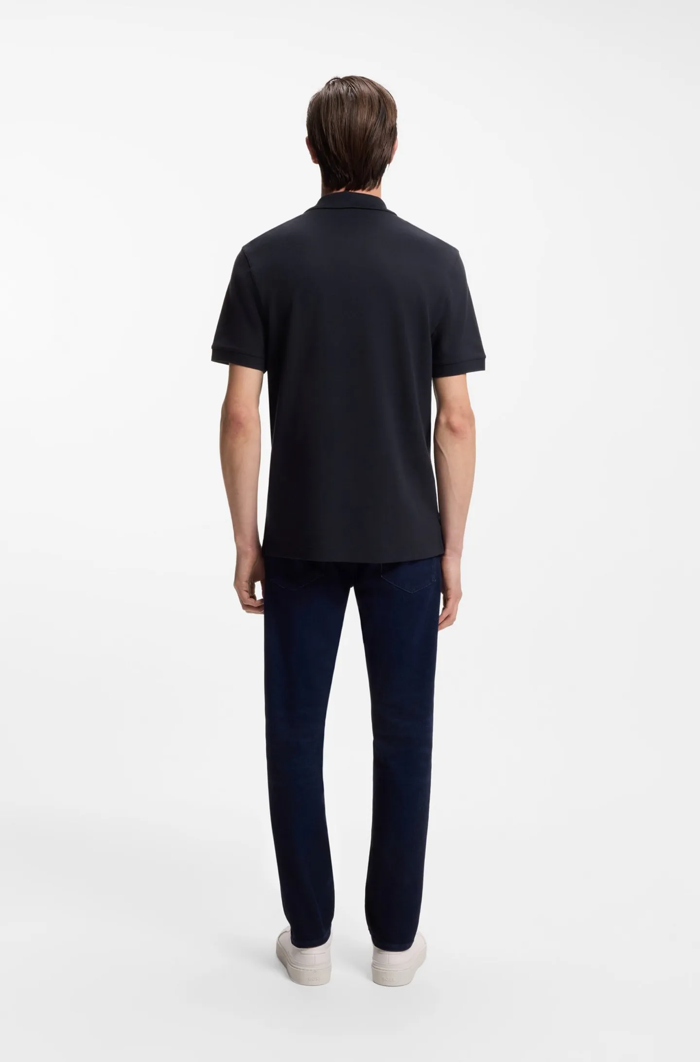 HUGO BOSSPremium POLO + 26 New Arrival Breathable ！ ！ ！ ！ ！ ！ ！ ：Black Navy Blue White Size S XL S： 70 100 47 100-120 M： 72 104 48 120-140 L： 74 108 49 140-160 XL： 76 114 50 160-180