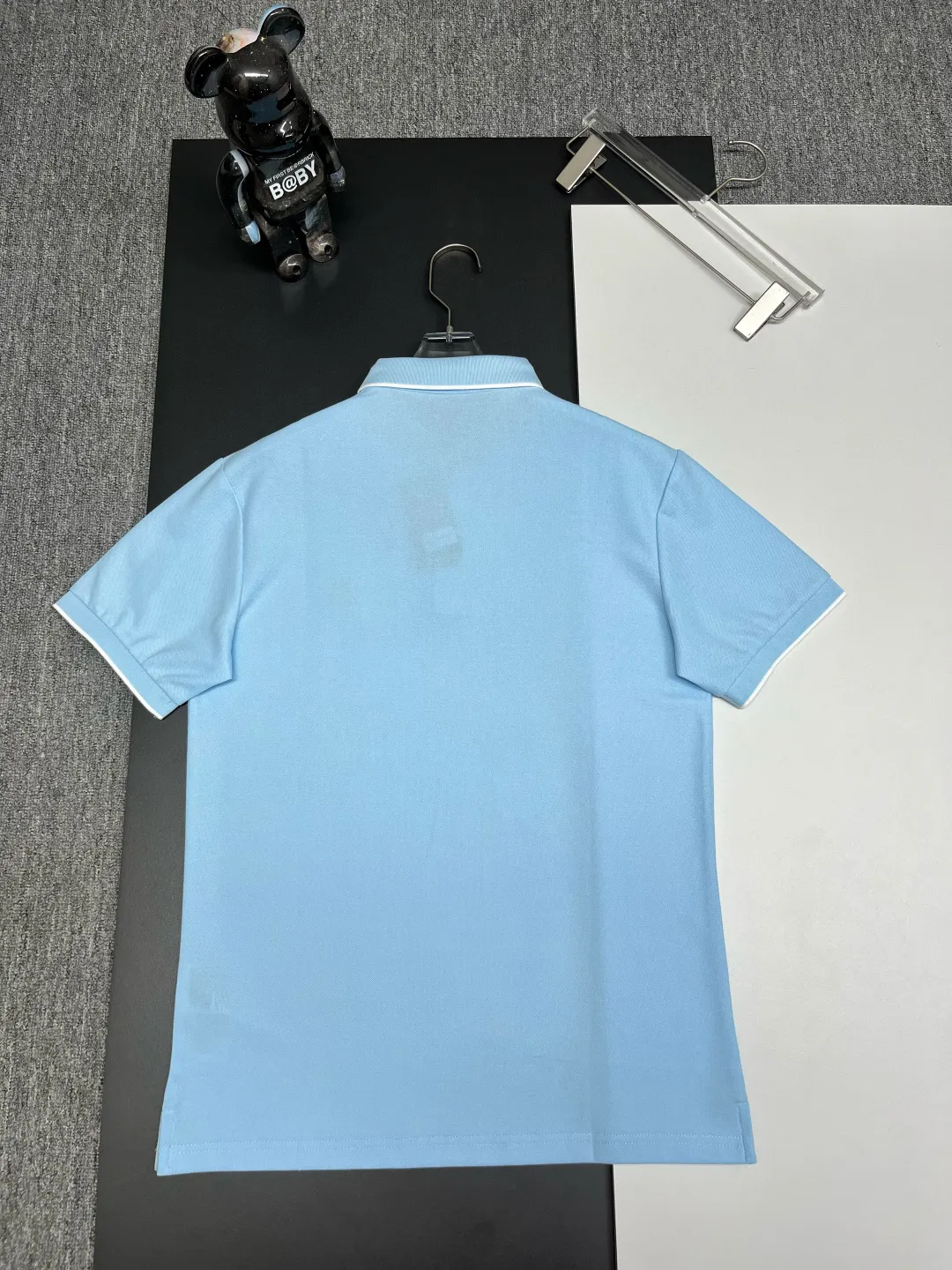 BOSS New Arrival Polo Same Style ， Factory New Arrival Versatile : Black White Blue Size：M-3XL