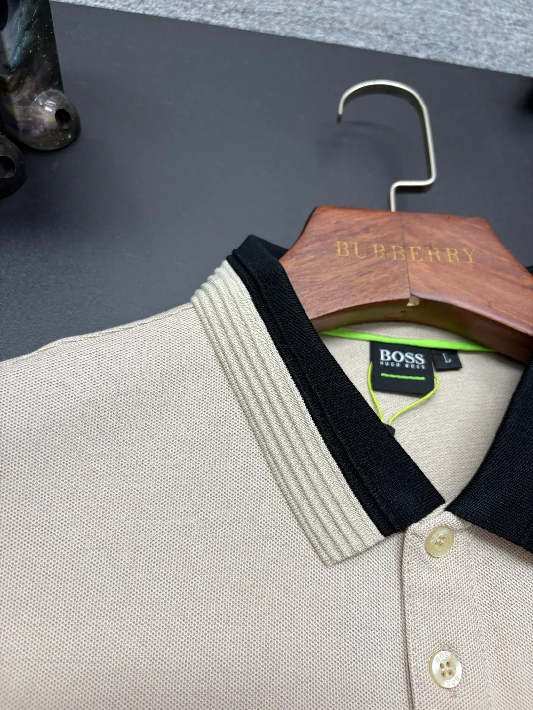 BOSS New Arrival Polo Same Style ， Factory New Arrival Versatile : Black White Khaki Size：M-XXXL