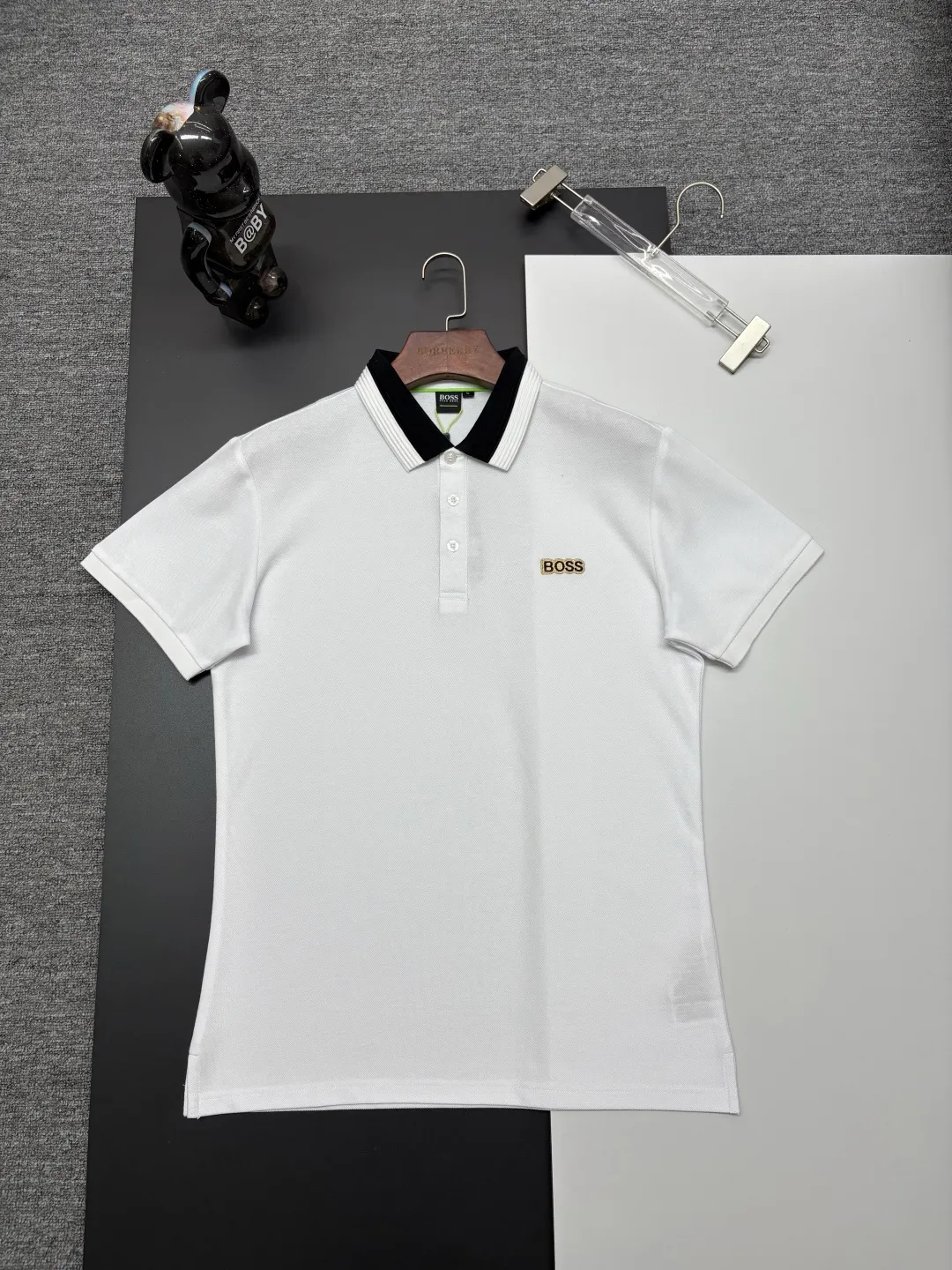 BOSS New Arrival Polo Same Style ， Factory New Arrival Versatile : Black White Khaki Size：M-XXXL