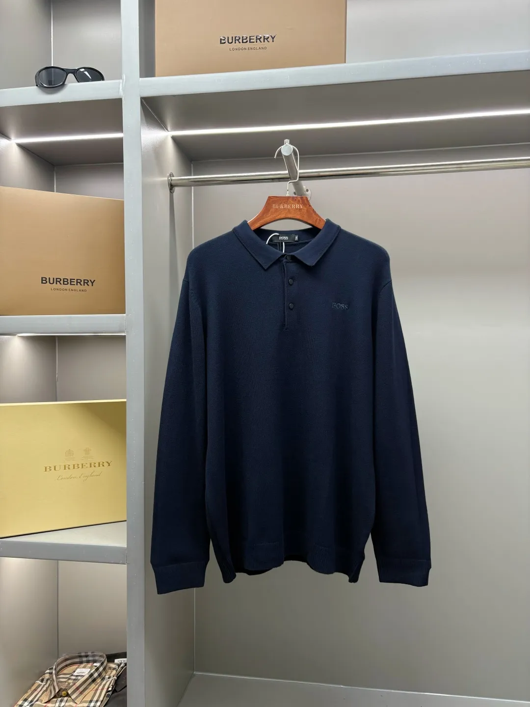 BOSS New Arrival Same Style ， Factory New Arrival Versatile : Black White Royal Blue Gray Green Red Size：L-4XL