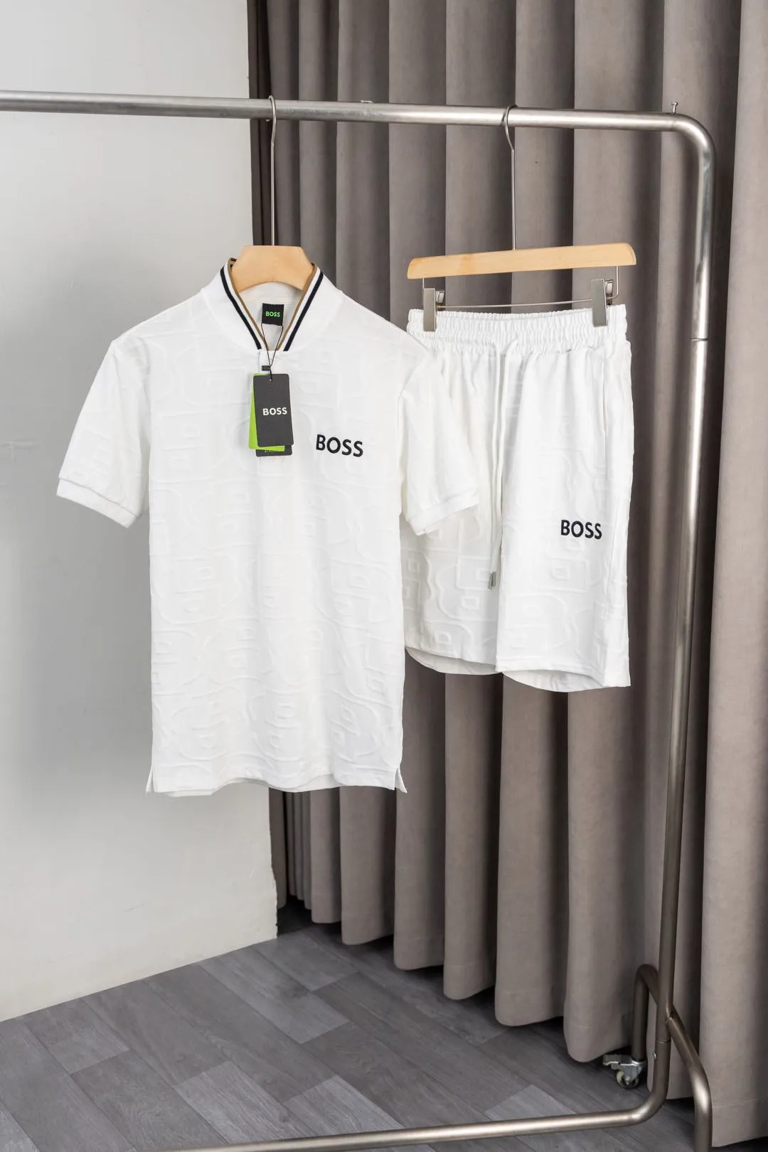 D 001 2025 BOSS ， Hot Sale Polo + Series， ， logo , ！ ， ! ：White，Size：M～XXL