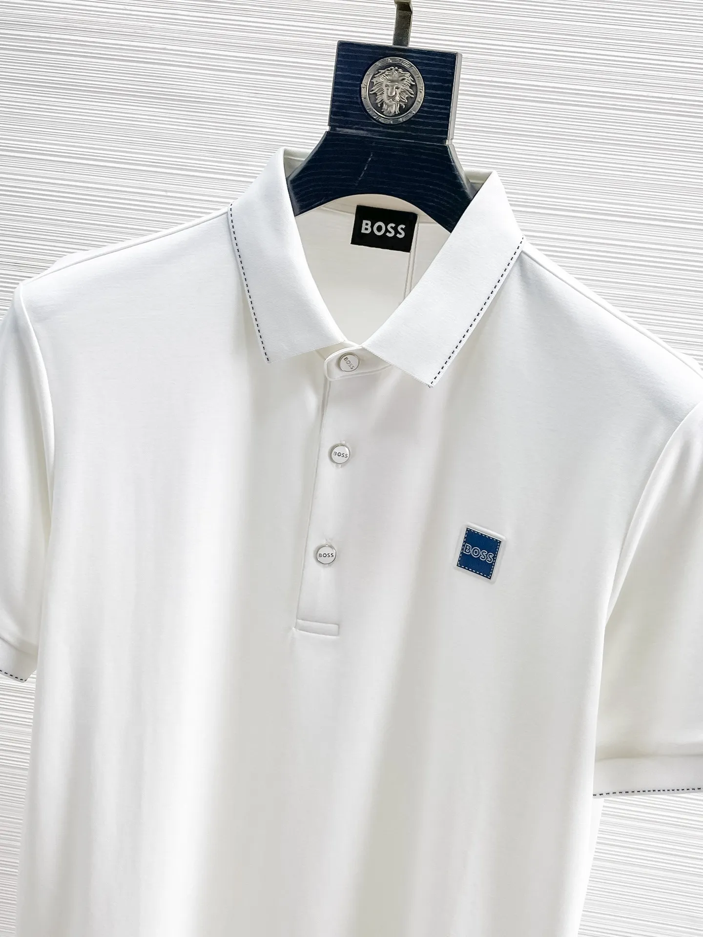 BOSS 2026ss New Arrival logo Polo ！Classic ，Premium ！ ， ，Quality / ， ！ 100% ， ，Breathable ， ！ Classic LOGO ， ，LOGO ， ， Classic ！ ， ， LOW ， Versatile Polo ！ ： Size：M-4xl， ！
