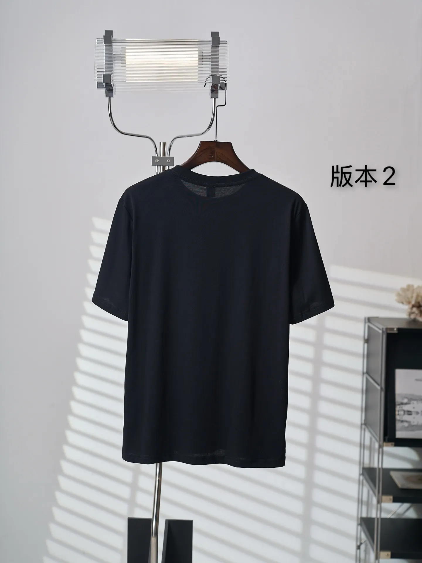 [Real auction] Berluti/Berluti Logo leather logo cotton round neck short-sleeved T-shirt (version 2) [In Stock] S M L