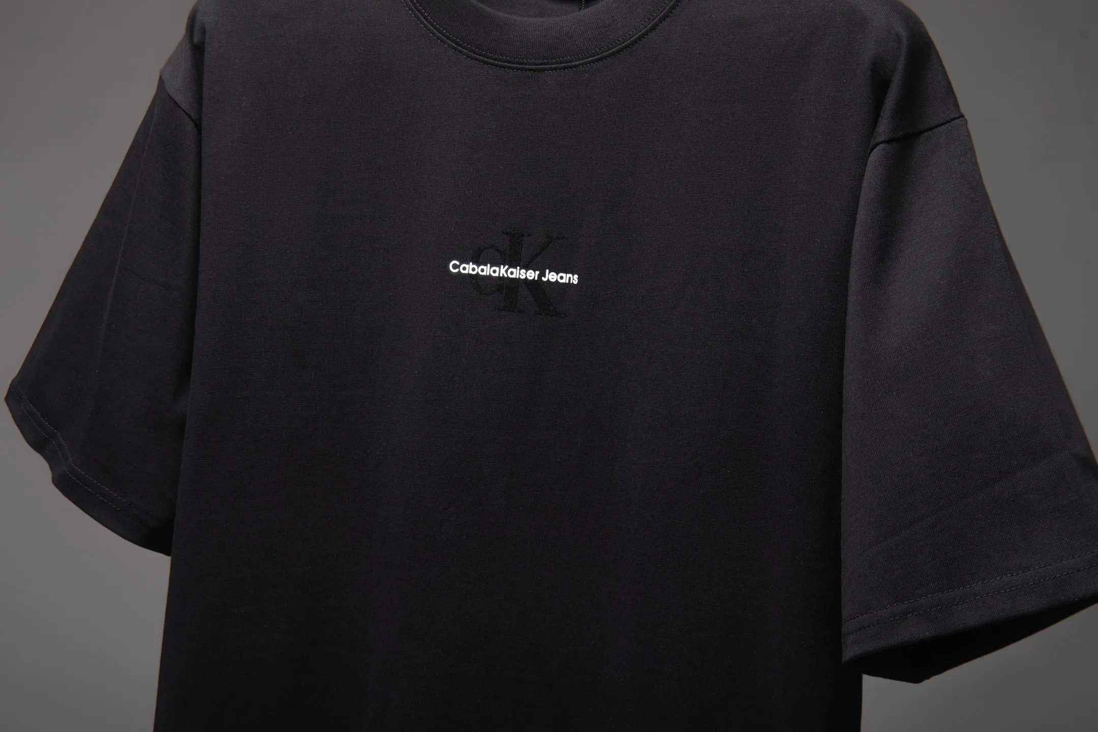 SL （Black White ） CK 1:1 Premium Breathable 1x 1 oversize :Black White Size：S-XL