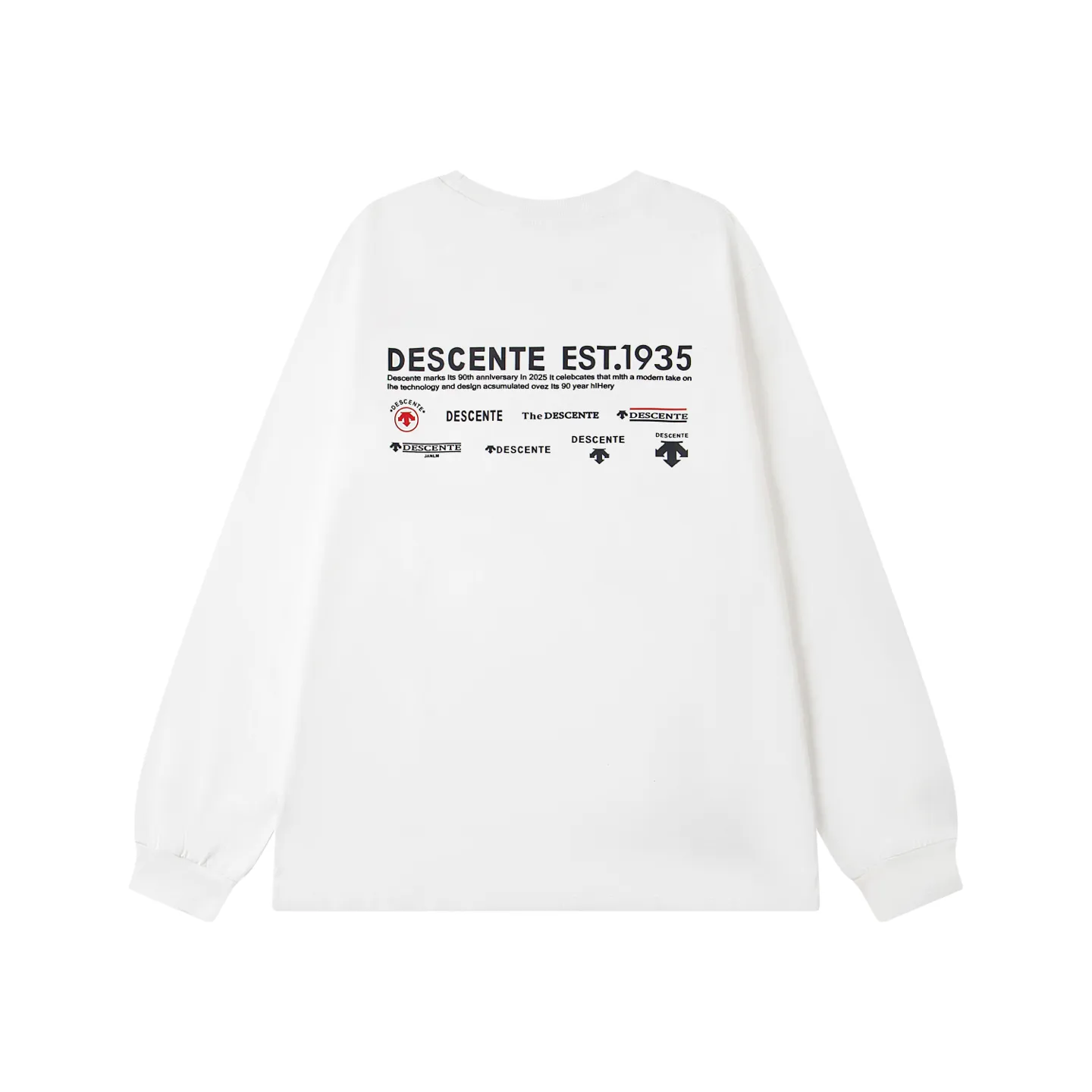 DESCENTE Series 32s Classic Same Style ：Black White Size：XS L