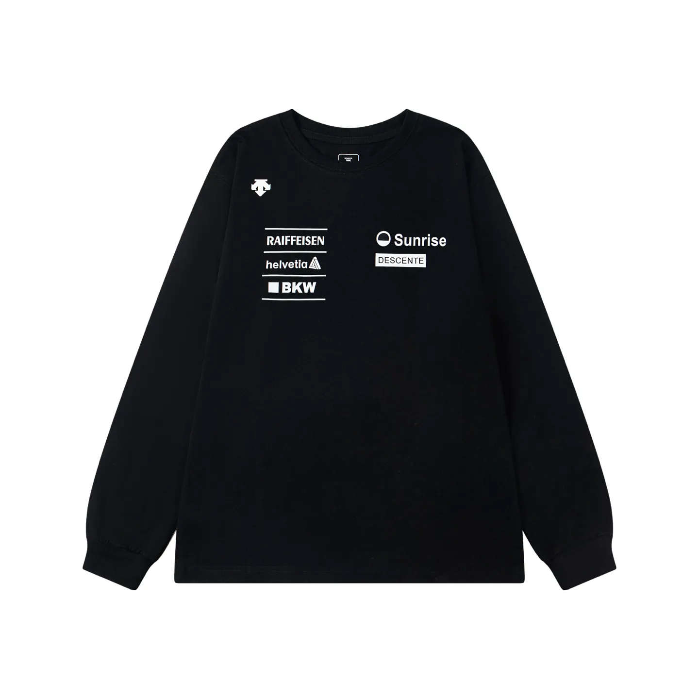 DESCENTE Series 32s Classic Same Style ：Black White Size：XS L