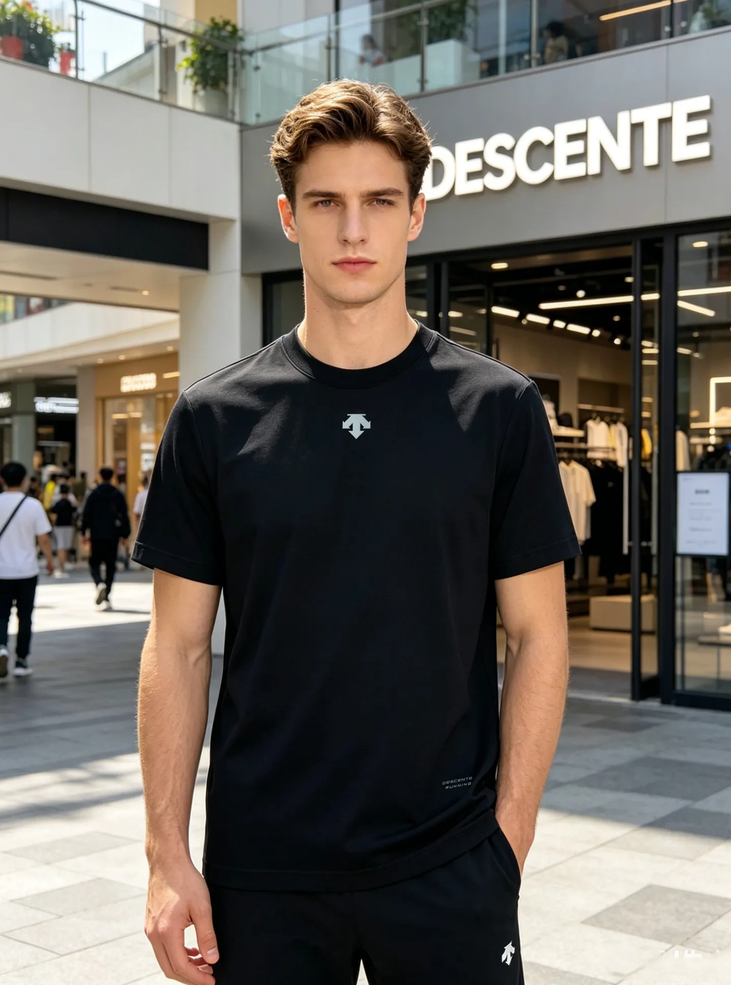 165 ⚜️DESCENT*Desun-special basic T-shirt. 24s New Arrival Men and Women Same Style! Solid colors are recommended! Classic logo on the chest. 3D silicone three-dimensional design. Simple and high-end. The texture is excellent, comfortable and breathable. It is unforgettable! Customized high-quality g-woven cotton fabric. Comfortable and soft. Color: Black. White. Dark Gray. Sizes: M-3XL. Fitted version! (S and 4XL.5XL can be customized) 175/140 catties recommended L