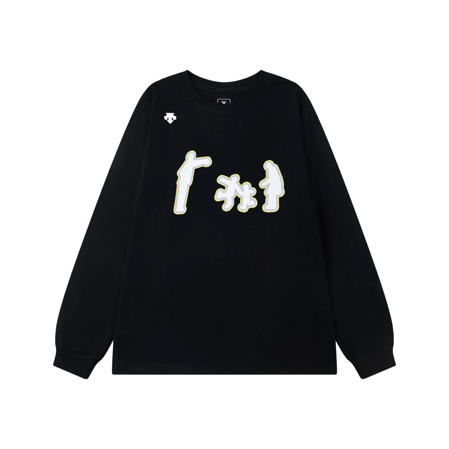DESCENTE Series 32s Classic Same Style ：Black White Size：XS L