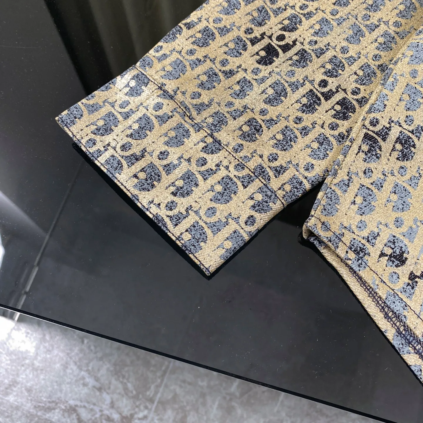 （ ） Dior SS 23 New Arrival ： ： 1:1 ！ Classic ， ， Gray Gold ， oblique ， ， ！ Same Style ！ ： Gold Size：S M L XL
