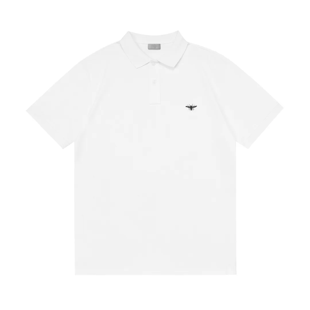 DIOR 2025New Arrival logo polo ：White Size：M-XXXL