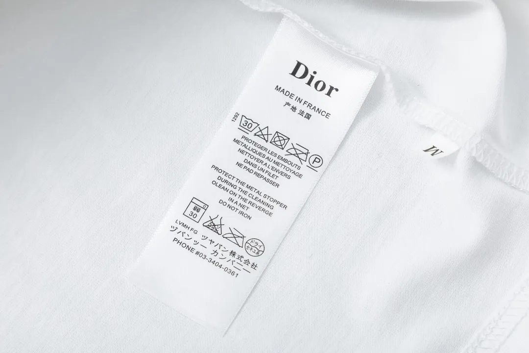 Dior 2025New Arrival Series logo Same Style t 100％ 32 ：White Size：XS S M L
