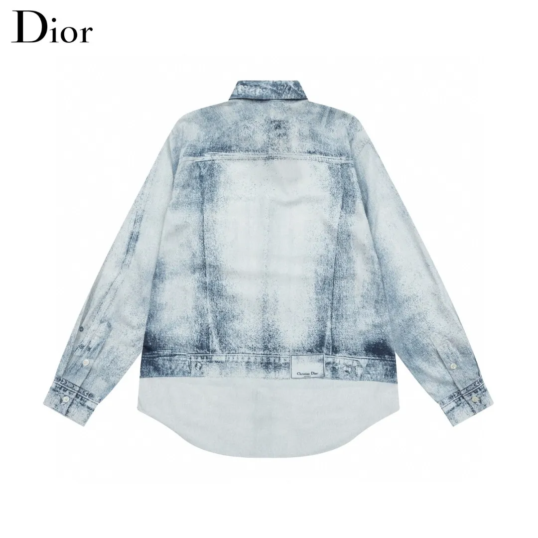 DIOR Hot Sale Same Style Light Blue 2024ss New Arrival ， Logo Premium ， Breathable ， ， ， logo ， 。 ， Quality。 ！ ， ！Sizes：M-XXL