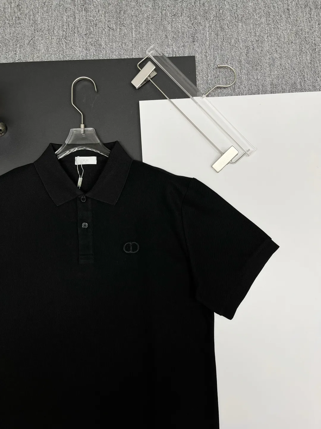 DIOR New Arrival Polo Same Style ， Factory New Arrival Versatile : Black White Size：S-XXL