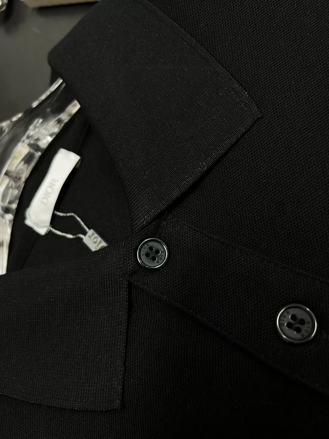 DIOR New Arrival Polo Same Style ， Factory New Arrival Versatile : Black White Size：S-XXL
