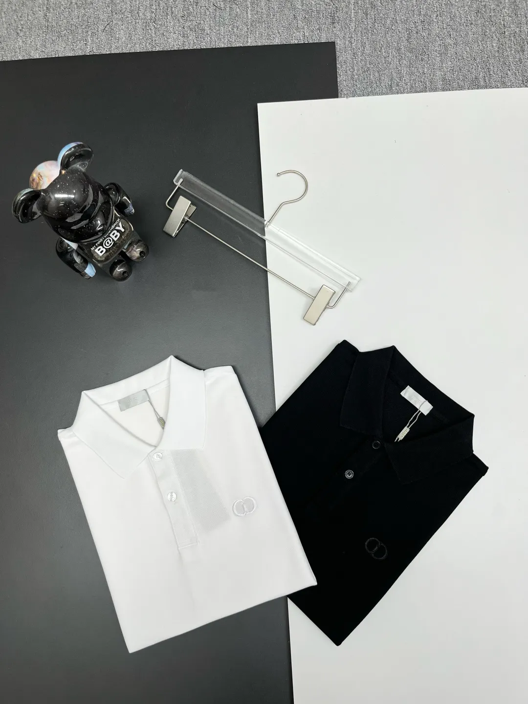 DIOR New Arrival Polo Same Style ， Factory New Arrival Versatile : Black White Size：S-XXL