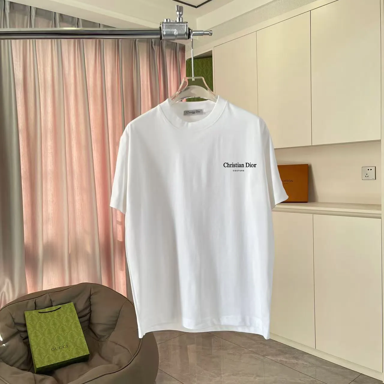 Dio 2025 New Arrival logo T g Same Style ：Black White Blue Gray Size: S M L XL XXL ​