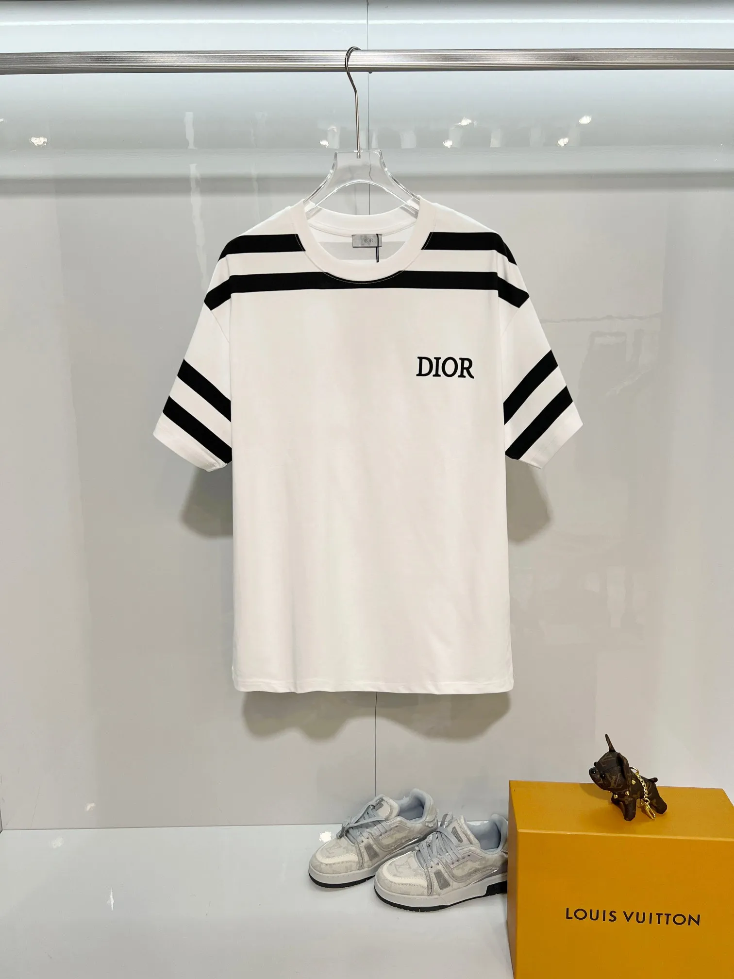 DIOR 2026New Arrival logo Same Style t 100％ 32 ：White Size：S M L XL