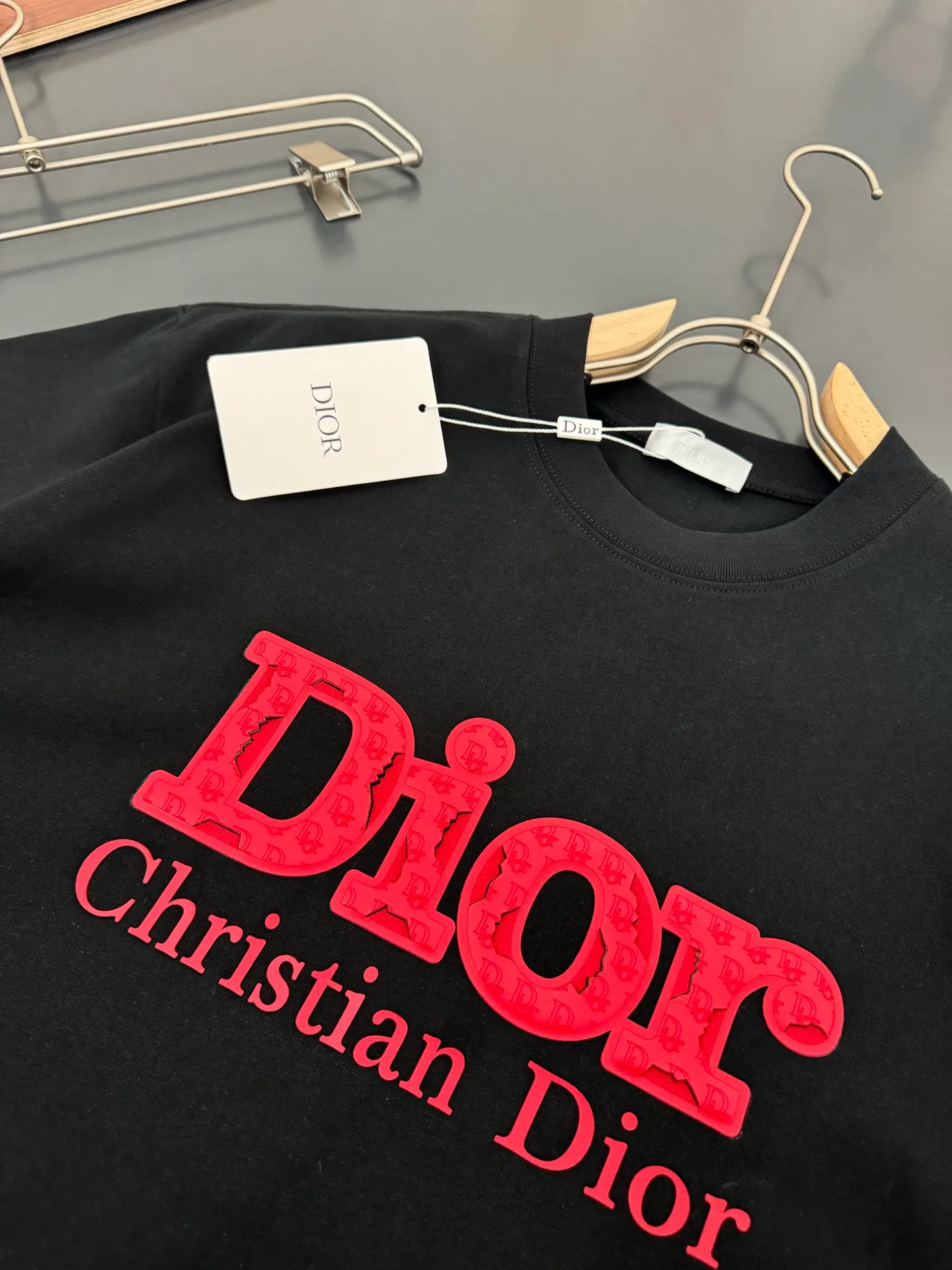 DIOR* g t Breathable logo New Arrival t ， ， Versatile ：Black White Sizes：S M L XL XXL