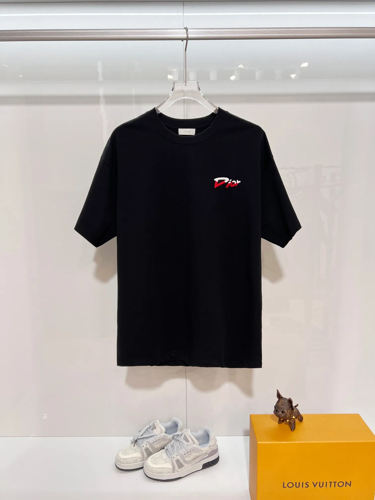 DIOR 2026New Arrival logo Same Style t 100％ 32 ：Black Size：S M L XL