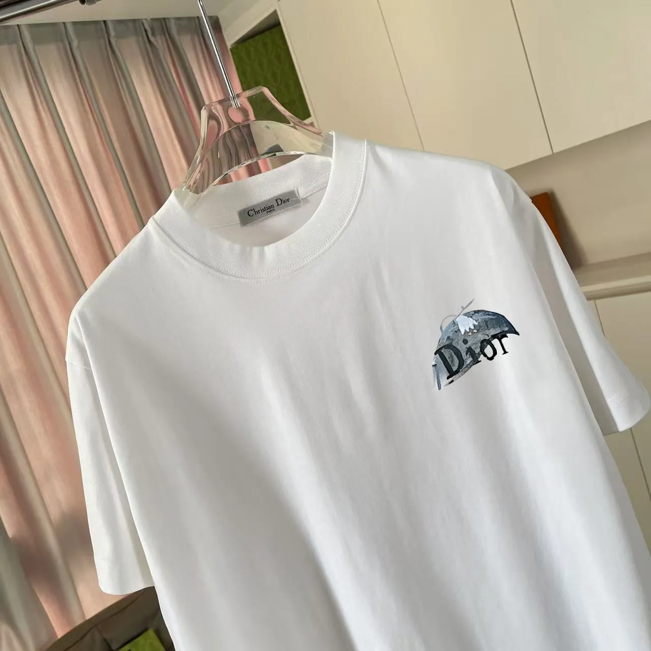 Dio 2025 New Arrival logo T g Same Style ：Black White Green Purple Size: S M L XL XXL