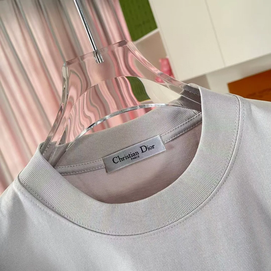 Dio* 2025 New Arrival logo T g Same Style ：Black White Pink Gray Size: S M L XL XXL ​